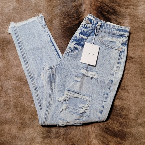 KanCan High Rise Boyfriend Ankle Skinny Jeans - Picture 2 of 6